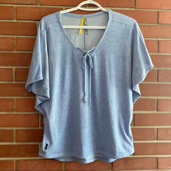 Lole Tops - Lole Front Tie Relaxed Fit Tee